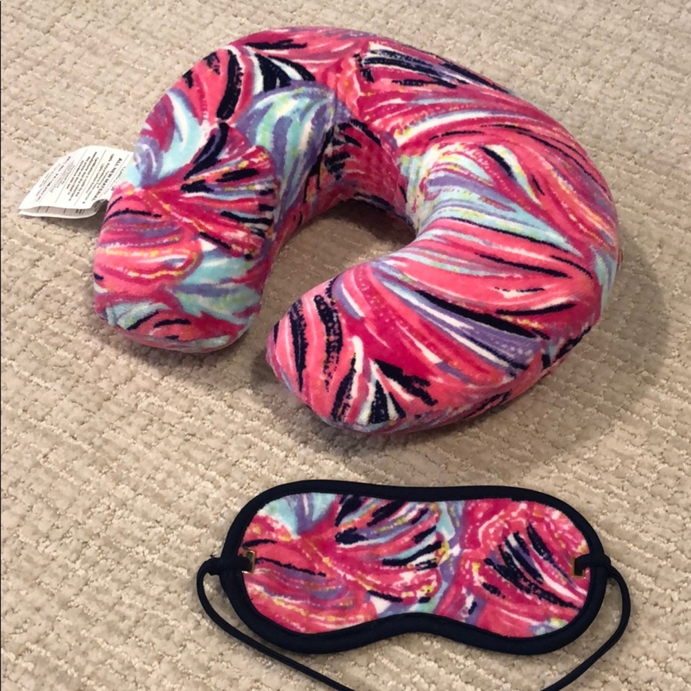 Lilly neck pillow + eye mask set